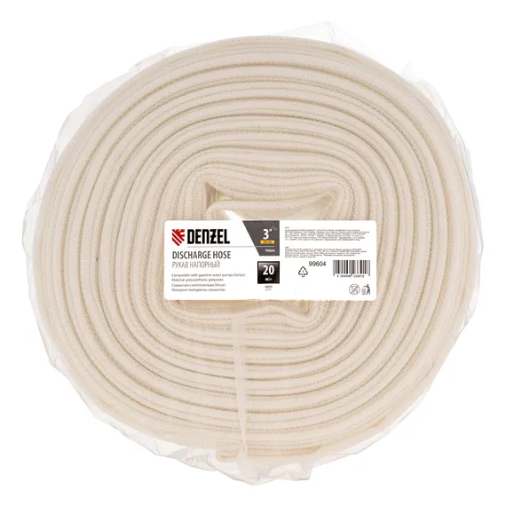 Рукав напорный DH-80, диаметр 3", длина 20 м Denzel