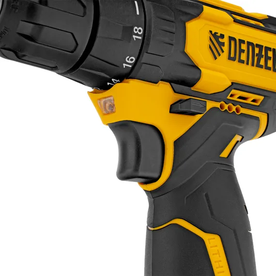 Дрель-шуруповерт аккумуляторная CDQ-12, Li-Ion, 12 В Denzel