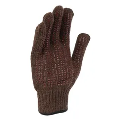 Перчатки трикотажные, верблюжья и овечья шерсть, ПВХ -гель Протектор Сибртех