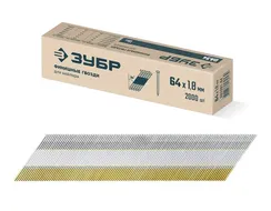 ЗУБР DA34 64 х 1.8 мм, финишные гвозди, калибр 15GA, 2000 шт (305397-64)