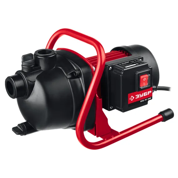 Поверхностный садовый центробежный насос ЗУБР 1000 Вт, (НПЦ-М1-1000)