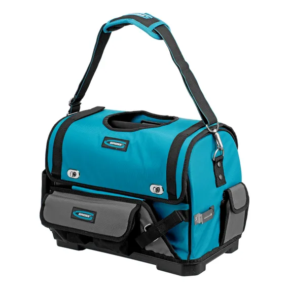 Переноска для инструмента, 400х225х300мм, пластиковое дно, наплечный ремень Gross