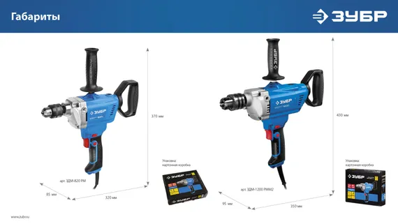 ЗУБР 1200 Вт, 16 мм, дрель-миксер, Профессионал (ЗДМ-1200 РММ2)