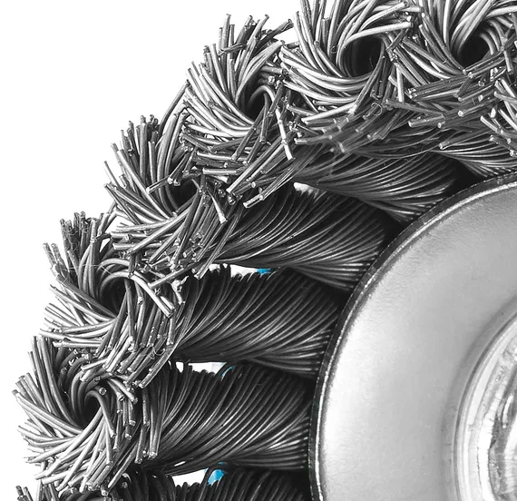 ЗУБР 65 мм, стальная проволока 0.5 мм, чашечная щетка-крацовка для УШМ, Профессионал (35275-065)