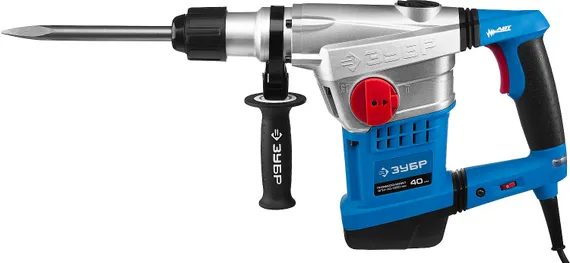 Перфоратор электрический SDS-Max, ЗУБР 40 мм, 1250 Вт, АВТ, Профессионал (ЗПМ-40-1250 ЭВК)