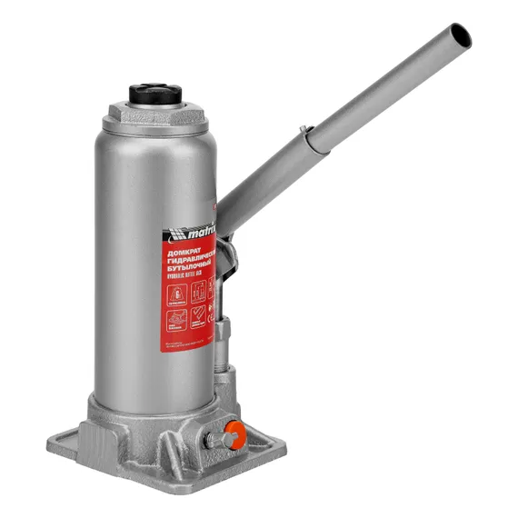 Домкрат гидравлический бутылочный, 6 т, h подъема 216-413 мм Matrix