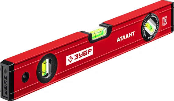 ЗУБР АТЛАНТ, 400 мм, уровень с усиленным профилем (34585-040)