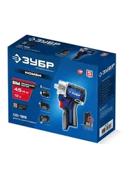 Модульная дрель-шуруповерт, ЗУБР КОМБИ #1, 12 В, 45 Н·м, без АКБ (тип Т7), BRUSHLESS, Профессионал (DB-125)