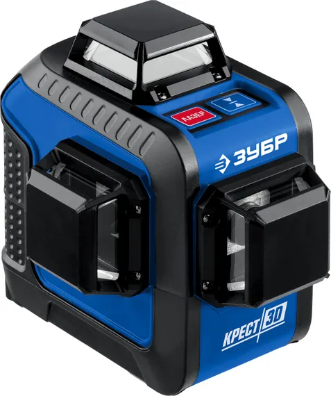 ЗУБР КРЕСТ 3D, 20 - 70 м, лазерный нивелир, Профессионал (34908)