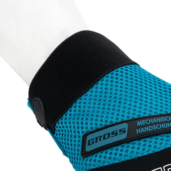 Перчатки универсальные комбинированные, с защитными накладками, STYLISH, размер L (9) Gross