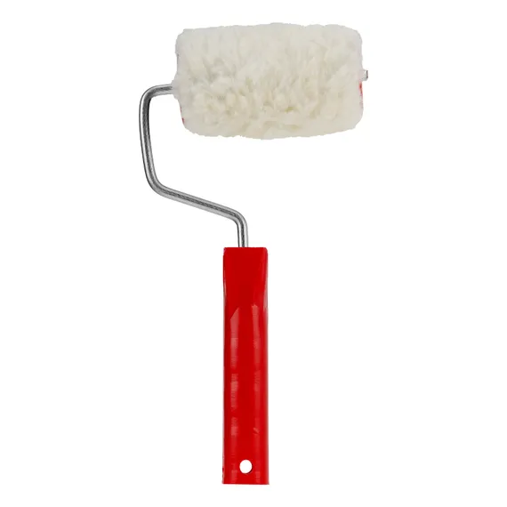 Валик "Натуральный мех", в сборе, 100 мм, D 48 мм, D ручки 6 мм, крепление шплинтом Сибртех