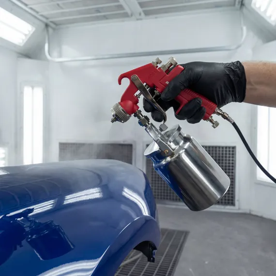 Краскораспылитель HP пневмат. с нижним бачком V= 1 л, сопло диаметром 1.8 мм Matrix