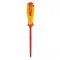 Отвертка Insulated, SL6.5 x 150 мм, CrMo, до 1000 В, двухкомпонентная рукоятка Matrix Professional