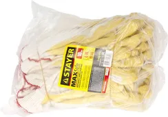 STAYER PROTECT, L-XL, х/б перчатки с одинарным латексным обливом, 10 пар (11408-H10)