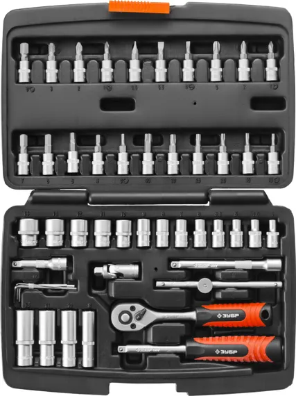 ЗУБР Mx-48 универсальный набор инструмента 48 предм.