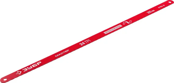 ЗУБР МАСТЕР-24, 24 TPI, 300 мм, 10 шт, гибкое полотно по металлу (15853-24-10)