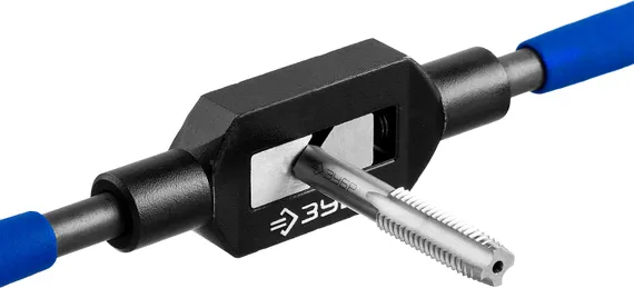 ЗУБР для M1-M10, сталь 45, метчикодержатель №1 с регулируемыми вкладышами, Профессионал (28232-1)