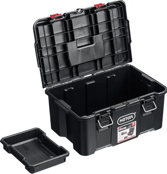 KETER STACKNROLL, 525 х 345 х 260 мм, (21″), пластиковый ящик с крышкой (38398)