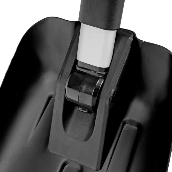 Лопата автомобильная складная, алюминиевая, 220х280х585-870 мм, телескопический черенок Denzel