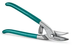 KRAFTOOL RADIUS правые 280 мм радиусные цельнокованые ножницы по металлу (23010-R)