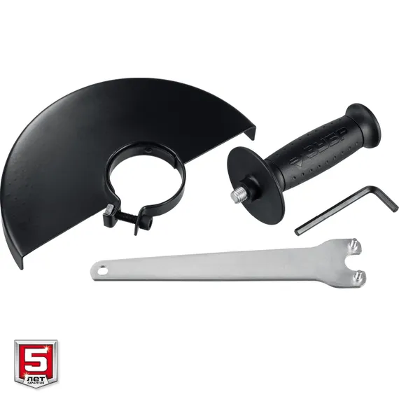 УШМ, (болгарка) электрическая, ЗУБР 2400 Вт, d230 мм, (УШМ-230-2405 П)