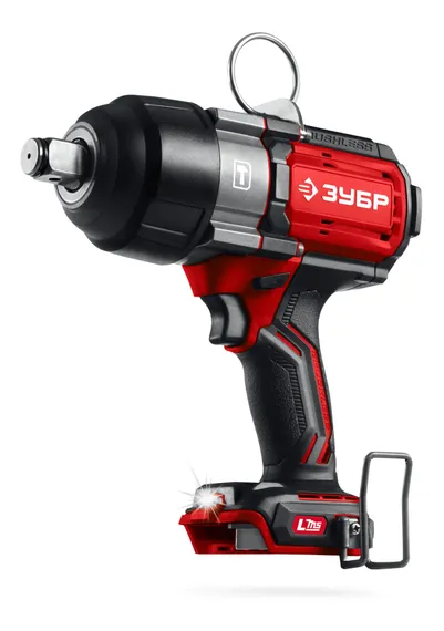 Бесщеточный ударный гайковерт, ЗУБР 20 В, 1000 Н·м, без АКБ (LMS), (ГБУ-1000)