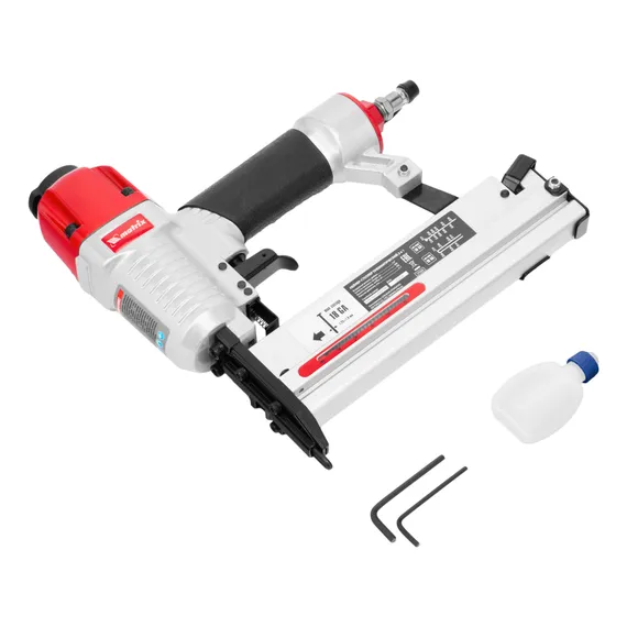 Нейлер-степлер пневматический 2 в 1, с регулировкой глубины забивания, гвозди 18GA, скобы 18GA Matrix