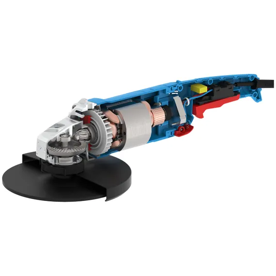 УШМ, (болгарка) электрическая, ЗУБР 2000 Вт, d230 мм, Профессионал (УШМ-П230-2000 П)