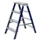 Стремянка двусторонняя 4 ступени, стальная, Сибртех