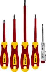 ЗУБР 5 предм, набор диэлектрических отверток, Профессионал (25265)