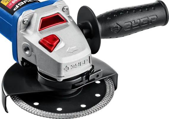 УШМ, (болгарка) электрическая, ЗУБР 1500 Вт, d125 мм, Профессионал (УШМ-П125-1500 ПСТ)