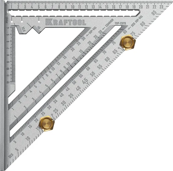 KRAFTOOL 250 мм, 5-в-1, Высокоточный кровельный угольник (3441-25)