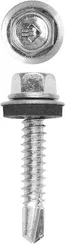 ЗУБР СКМ, 32 х 6.3 мм, цинк, 1200 шт (9,33 кг.), кровельный саморез, Профессионал (4-300310-63-032)
