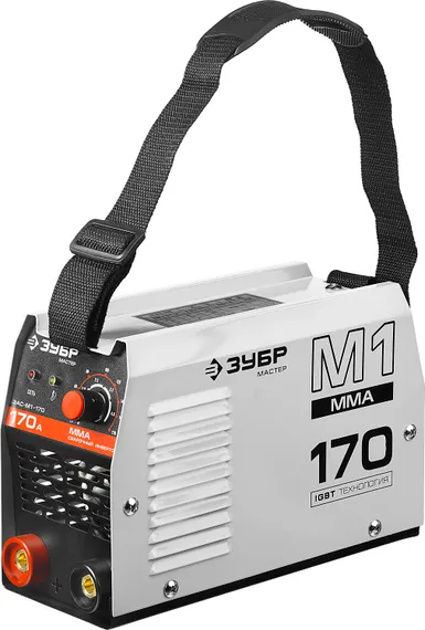 ЗУБР ММА, 170 А, MMA, сварочный аппарат инверторный, макс. электрод Ø 4.0 мм (ЗАС-М1-170)