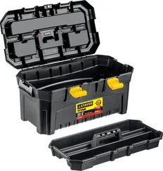 STAYER TITAN-22, 580 x 320 x 280 мм, (22″), пластиковый ящик для инструментов (38016-22)