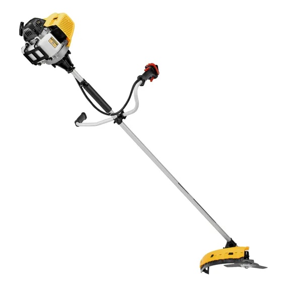 Триммер бензиновый DTL-31-4T, 4-тактный, 31 см3, неразъемная штанга, состоит из 2 частей Denzel