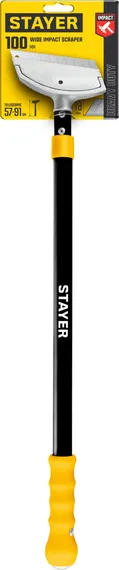 STAYER 100 мм, длина 570 - 910 мм, телескопический ударный скребок (08505)