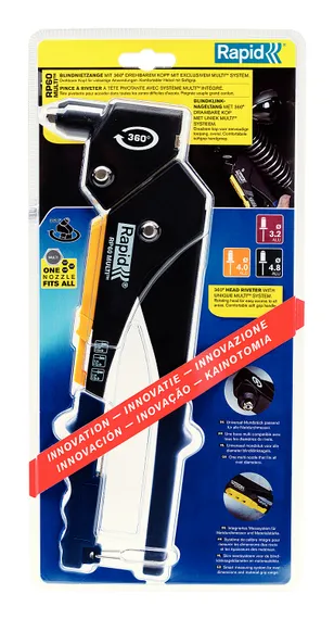 RAPID RP60 Multi, 3.2 мм, 4.0 мм, 4.8 мм, заклепочник (5001140)