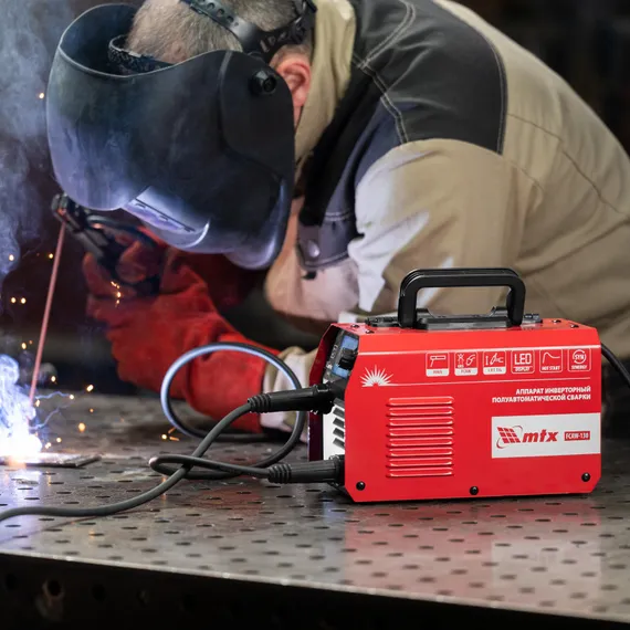 Аппарат инвертор. полуавтомат. cварки FCAW-130, 130 А, ПВ 60%// MTX