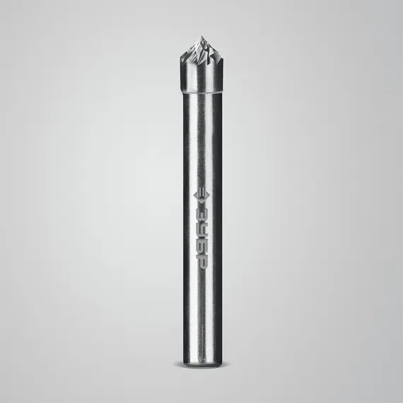 ЗУБР 6х3 мм, тип K (зенкер с вершиной 90°), хв-к 6 мм, твердосплавная борфреза, ПРОФЕССИОНАЛ (28809-6-3)