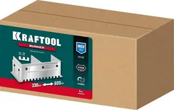 KRAFTOOL BUNKER зуб 12*12 мм, до 600 мм, нерж. сталь, Раздвижная гребенка для плитки (0808-12)