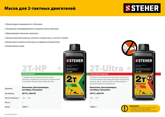 Бензиновый триммер STEHER 2.5 кВт, (BT-2500)