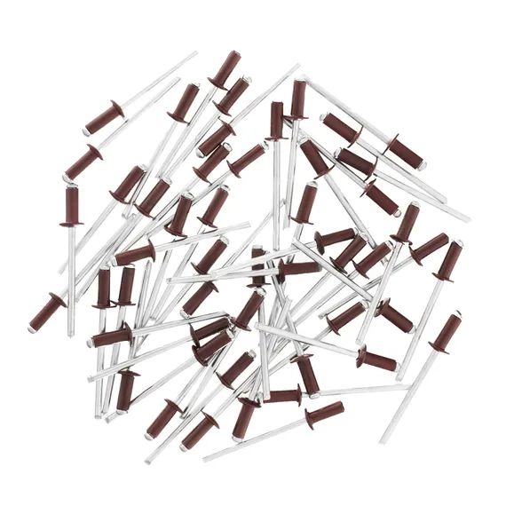 Заклепки 4.0 х 10 мм RAL 3005, красное вино, 50 шт Matrix