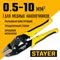 STAYER SPK-10, 0.5 - 10 мм2, пресс-клещи для медных наконечников, Professional (45440)