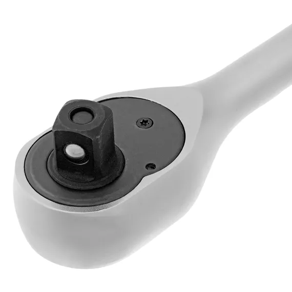 Ключ-трещотка 1/2", 90 зубьев, с быстрым сбросом, CrV Denzel