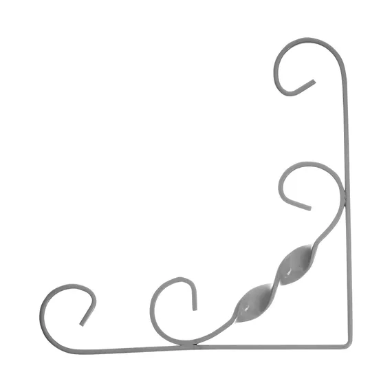 Кронштейн декоративный, 150 х 150 мм, белый Сибртех