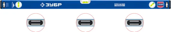 ЗУБР ПРО-М, 1000 мм, усиленный магнитный уровень, Профессионал (34589-100)