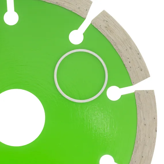 Диск алмазный, отрезной сегментный, 115 х 22.2 мм, сухая резка Сибртех