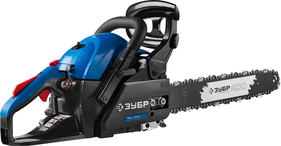 Бензопила цепная бензиновая, ЗУБР 40 см3, 40 см, Профессионал (ПБЦ-400 40П)