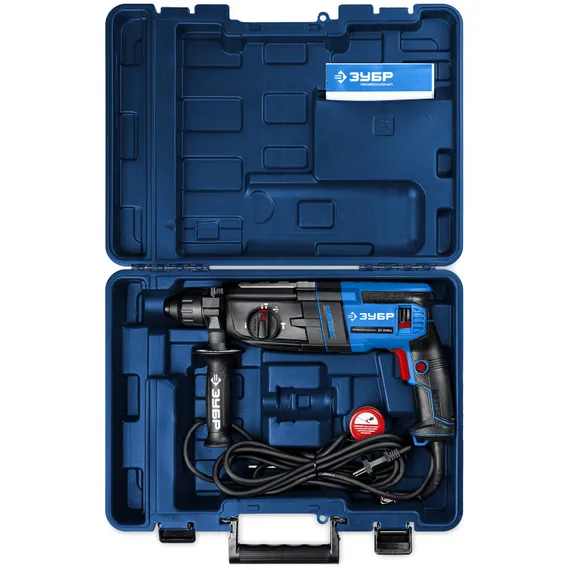 Перфоратор электрический SDS Plus, с металлическим корпусом, ЗУБР 28 мм, 900 Вт, Профессионал (ЗП-2890 М)